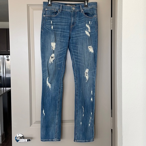 Express distressed jeans